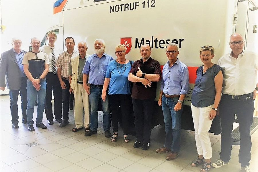 Besuch der Malteser-Rettungswache